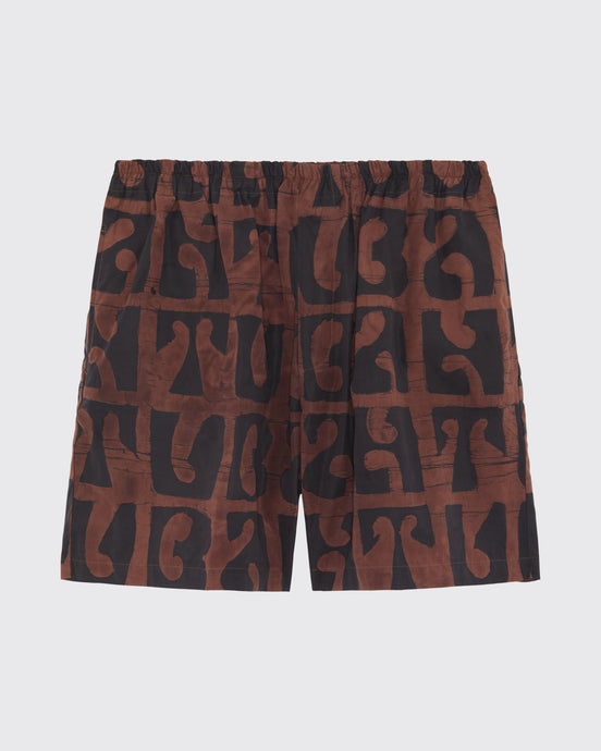 Limited Edition Hand Printed Artisan Pyjama Shorts